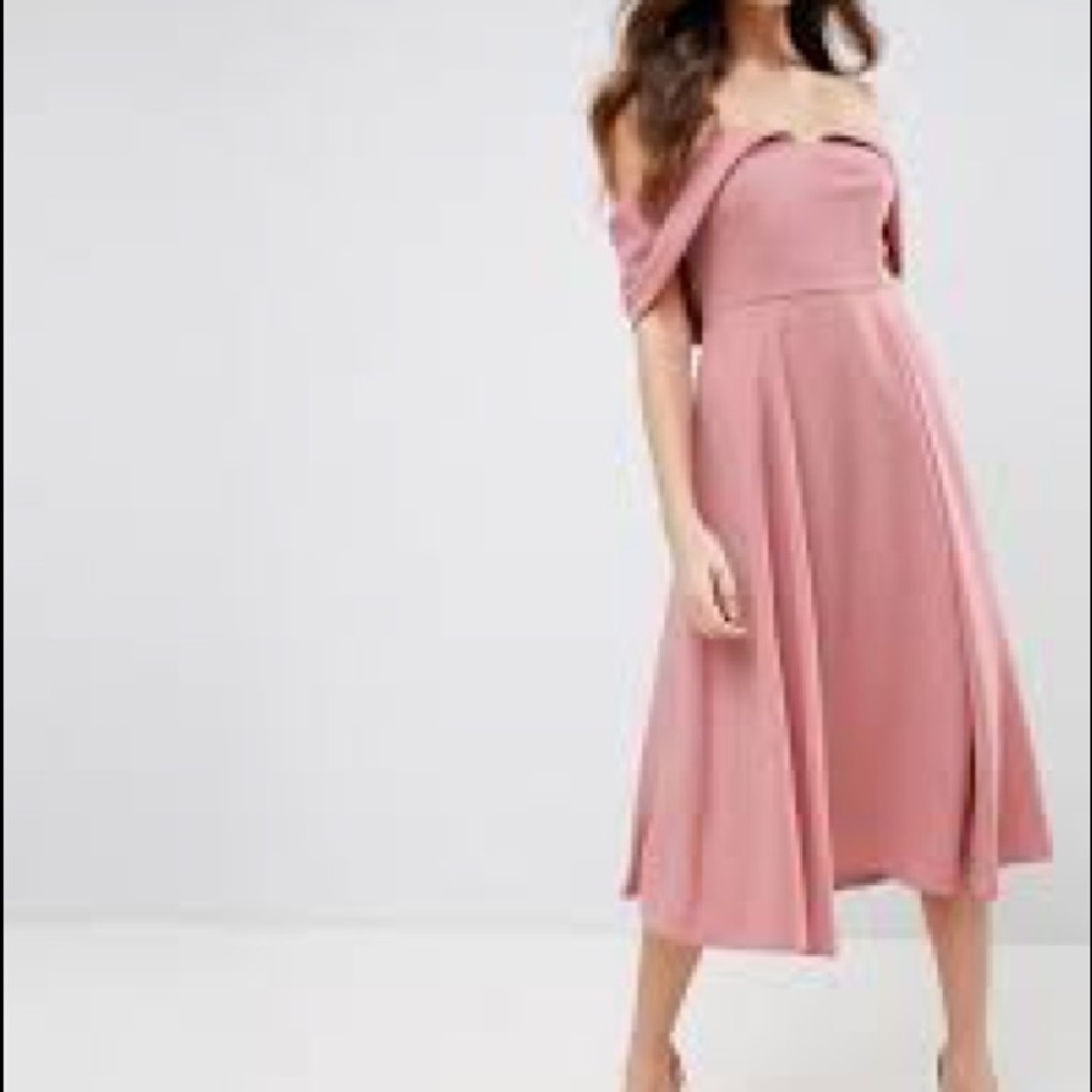 ASOS Bardot off the shoulder dress
